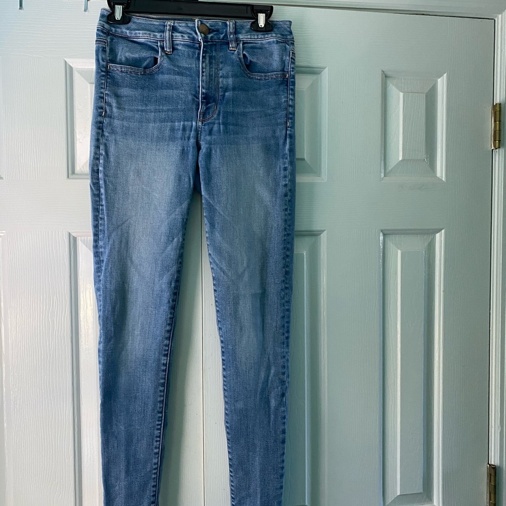 American eagle high rise jeggings super stretch